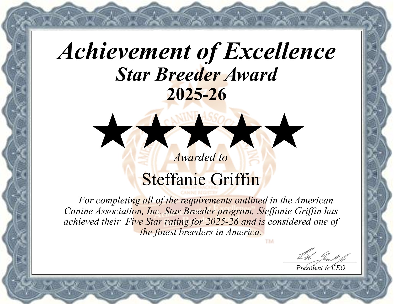 Steffanie, Griffin, dog, breeder, star, certificate, Steffanie-Griffin, Lebanon, MO, Missouri, puppy, dog, kennels, mill, puppymill, usda, 5-star, aca, ica, registered, Poodle, none